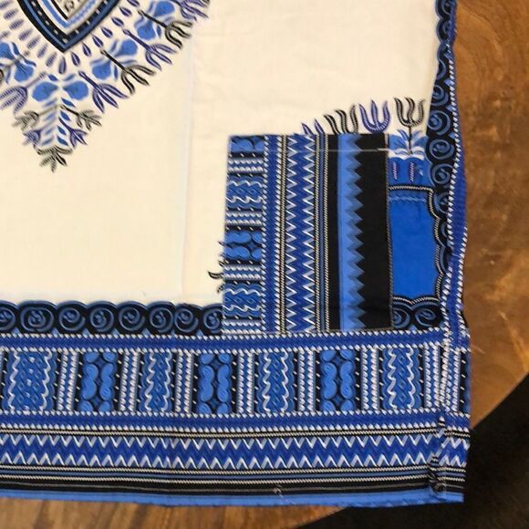 Big Mama Dakishi shirt blue/white one size NWOT - Picture 4 of 9